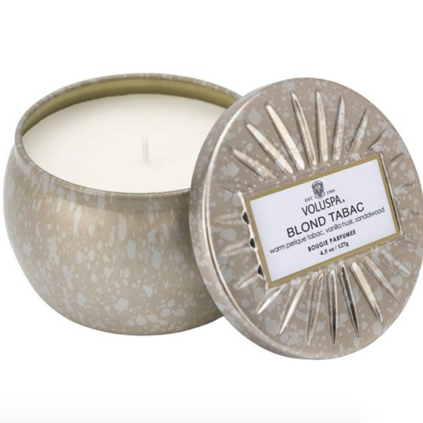 BLOND TABAC - PETITE TIN CANDLE