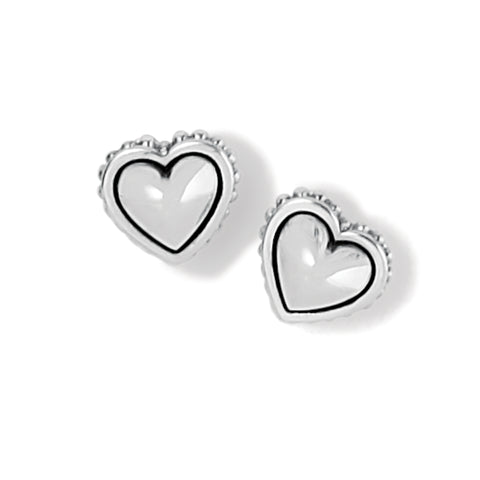 PRETTY TOUGH PETITE HEART POST EARRINGS