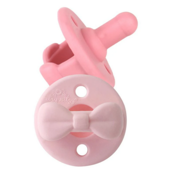 SWEETIE SOOTHER PACIFIERS - PINK BOWS