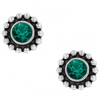 TWINKLE MINI POST EARRINGS - EMERALD